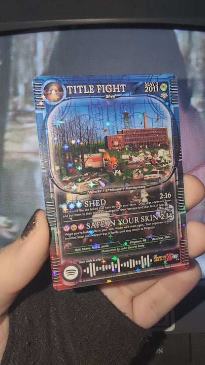 Title Fight Holographic Trading Card Set