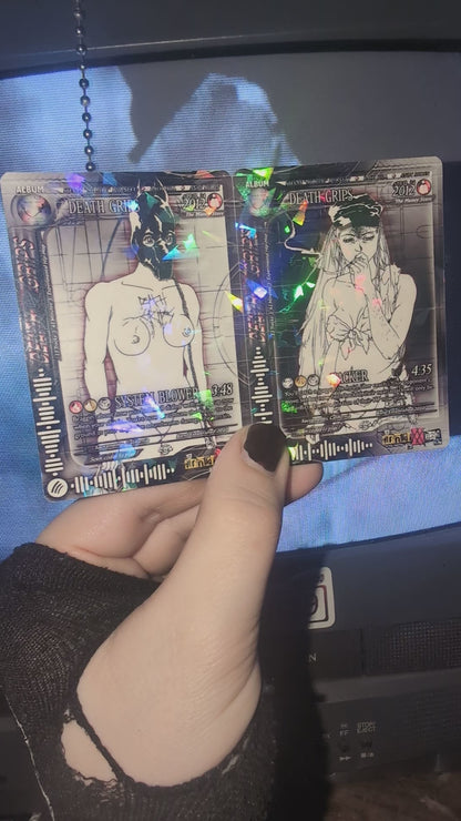 Death Grips Holographic Trading Card Set