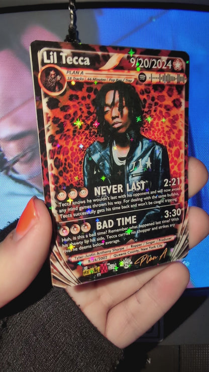 Lil Tecca - "PLAN A" Holographic Trading Card