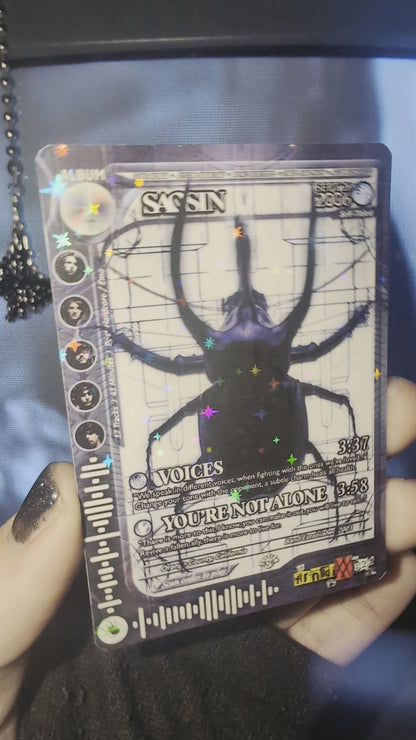 Saosin Holographic Trading Card