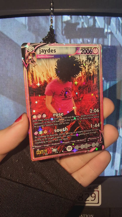 Jaydes Holographic Trading Card