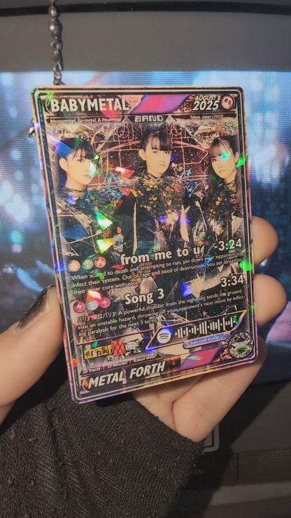 BABYMETAL Holographic Trading Card