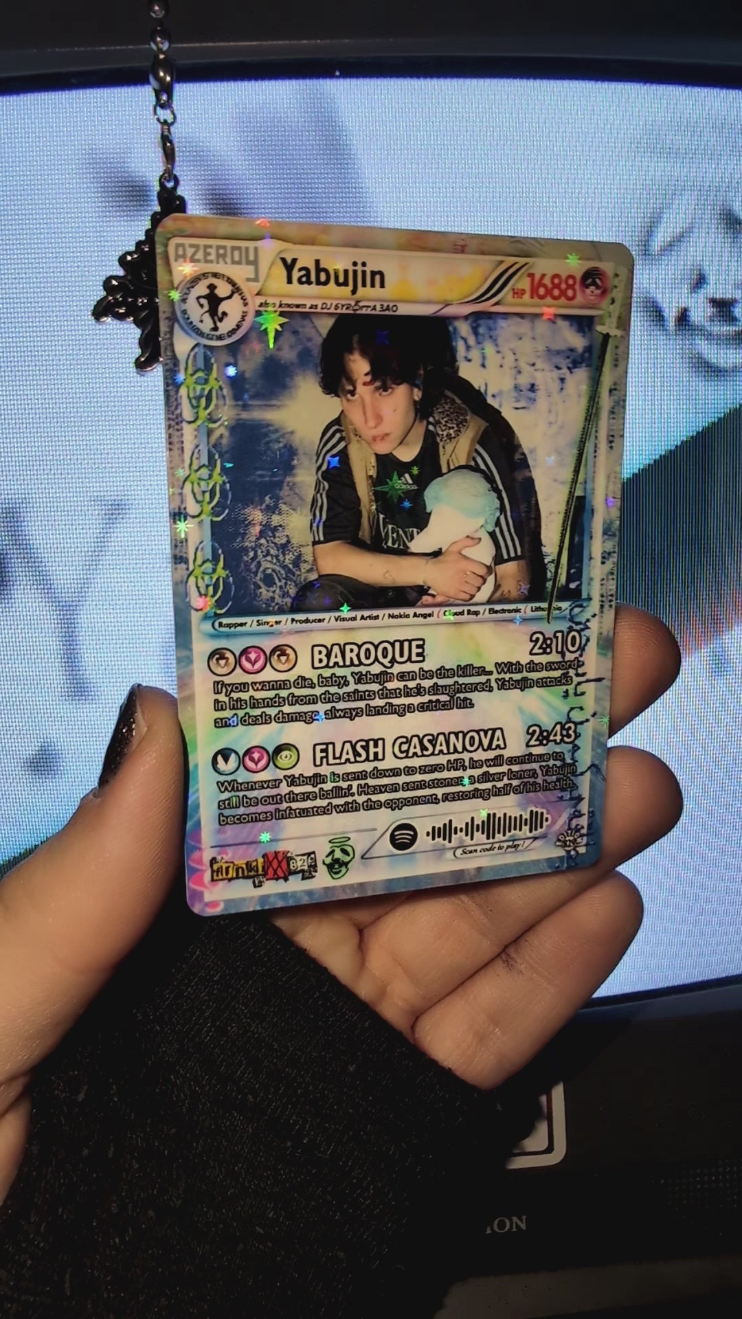 Yabujin Holographic Trading Card – frnkiXX.829