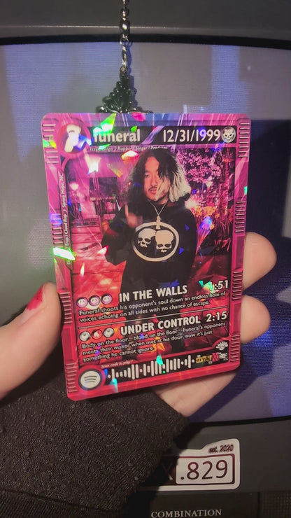 Funeral Holographic Trading Card