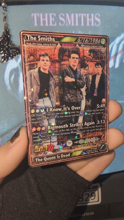 The Smiths Holographic Trading Card