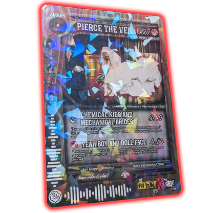 PTV Holographic Trading Card Set