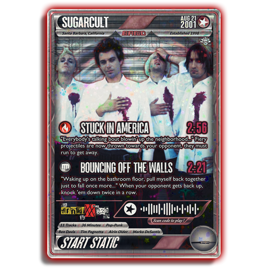 Sugarcult Holographic Trading Card