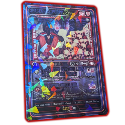 SpaceGhostPurpp Holographic Trading Card