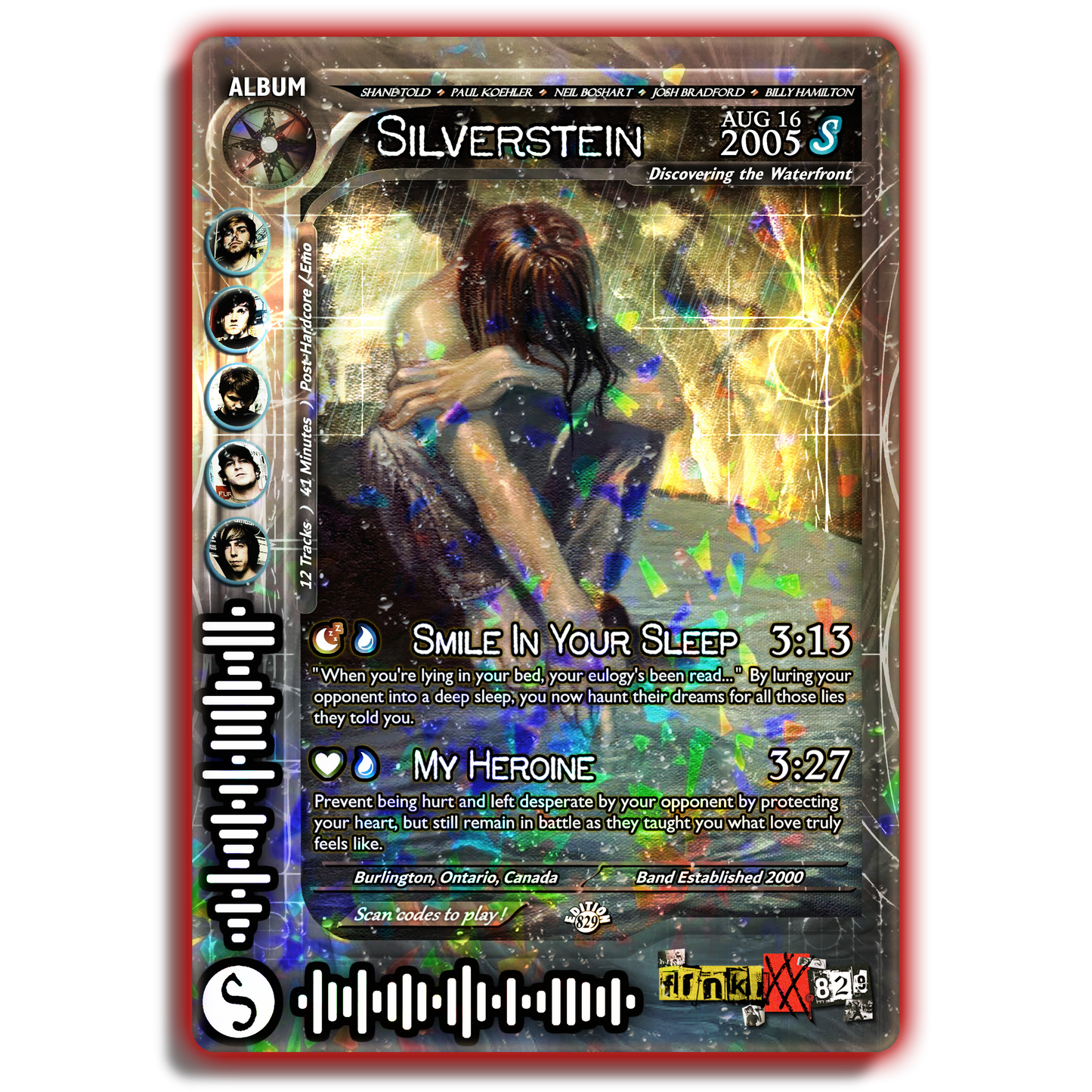 Silverstein Holographic Trading Card Set