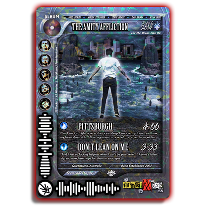 The Amity Affliction Holographic Trading Card