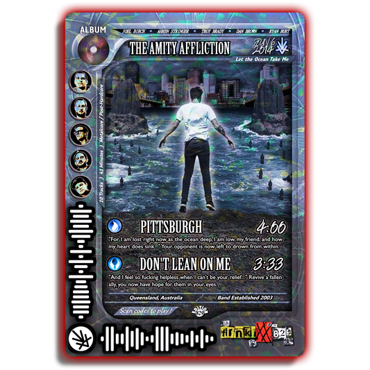 The Amity Affliction Holographic Trading Card