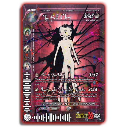 The Fall Of Troy Holographic Trading Card