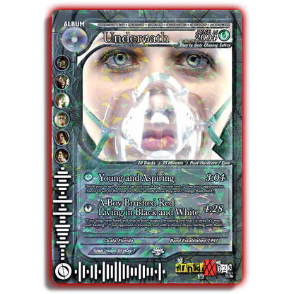 Underoath Holographic Trading Card Set