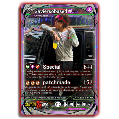 xaviersobased Holographic Trading Card Set