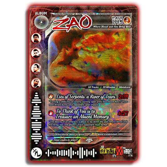 ZAO Holographic Trading Card